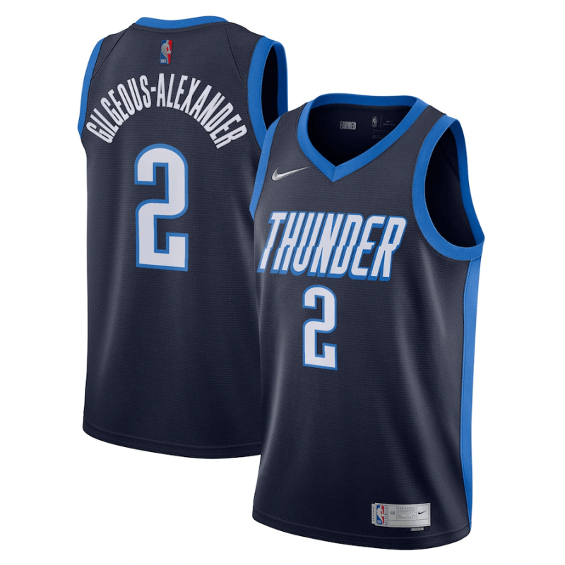 Maillot Oklahoma City Thunder Earned Edition Swingman