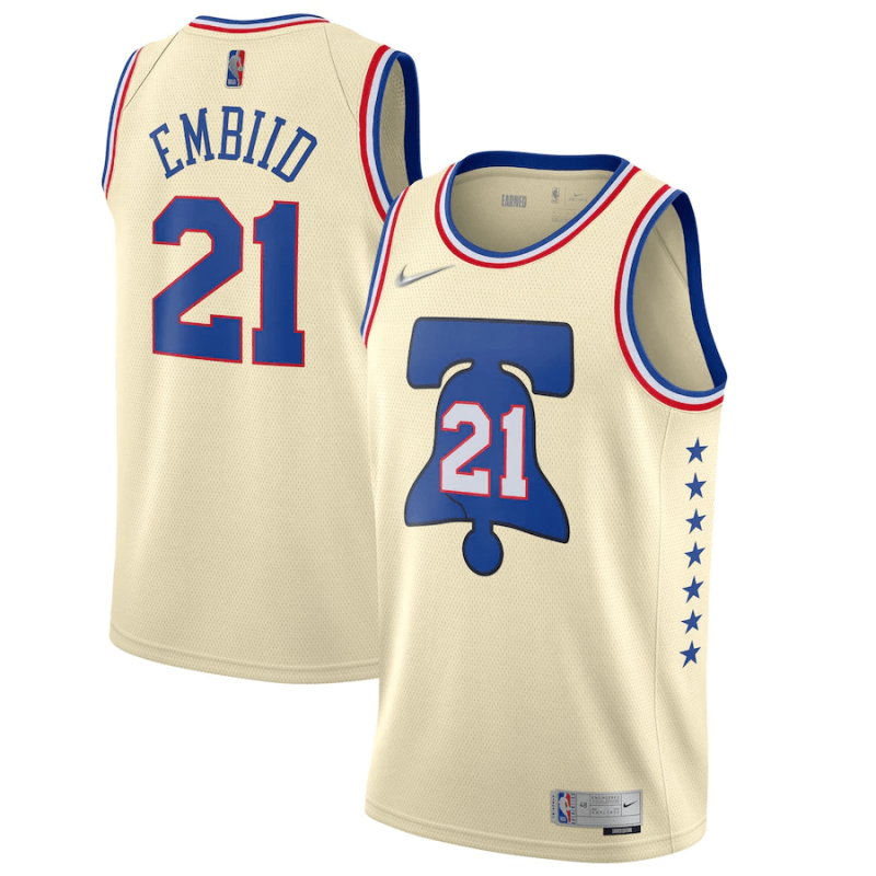 Maillot Philadelphia 76ers Earned Edition Swingman